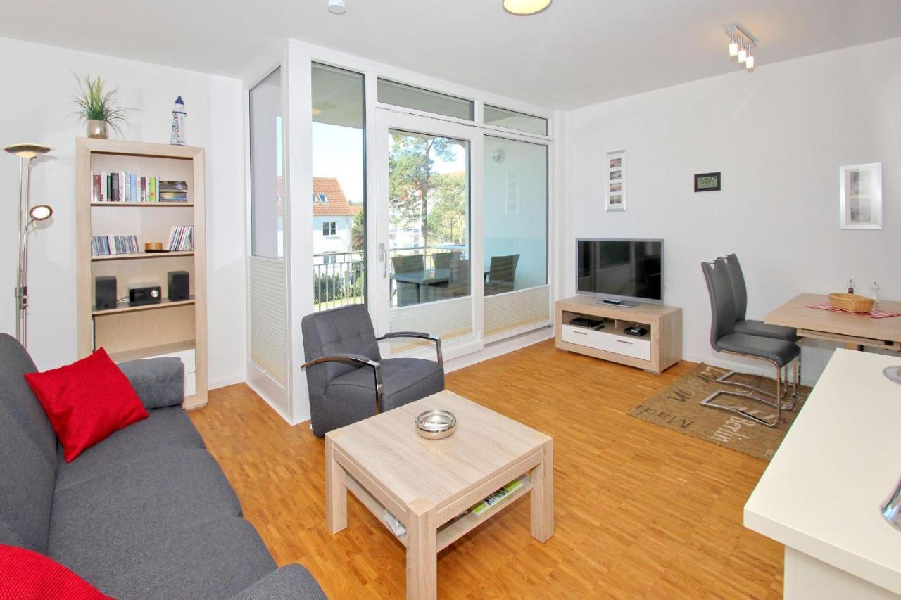Strandnahe, Schicke Ferienwohnung Mit Balkon Direkt In Binz - Duenenresort 112 מראה חיצוני תמונה